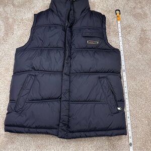 Men's Black Puffer Vest